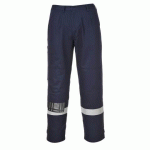 PORTWEST FR26 PANTALON BIZFLAME PLUS MARINE - TAILLE 4XL - STANDARD