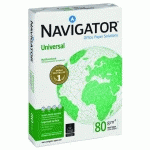 LOT DE 5 - PAPIER A4 BLANC 80 G NAVIGATOR UNIVERSAL - RAMETTE DE 500 FEUILLES