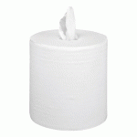 BOBINE D’ESSUYAGE À DÉVIDAGE CENTRAL MAXI BLANCHE - COLIS DE 6