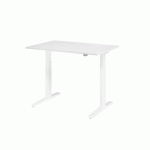BUREAU ÉLECTRIQUE XMKA12 -120 X 80 CM-BLANC - HAMMERBACHER