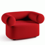 FAUTEUIL CADEO ROUGE