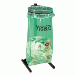 SAC POUBELLE 110 LITRES NF VIGISAC VERT TRANSLUCIDE - 250 SACS