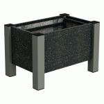 JARDINIÈRE FLORALU 61X40X40 CM URBECOSI - IPRA/ALU GRIS 7016 - URBEMOB