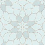 PAPIER PEINT FLEURI TAPISSERIE FLEU TAPISSERIE FLORALE PAPIER PEINT INTISSÉ VERT - 10,05 X 0,53 M - BRICOFLOR