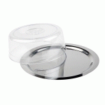 PLATEAU APS AVEC CLOCHE -FINESSE- Ø 38 CM, HAUTEUR : 13 CM