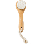 TLILY - POIGNÉE EN BOIS DE BAMBOU BROSSE DE NETTOYAGE DU VISAGE OUTILS DE BROSSE À CHEVEUX EN FIBRE DOUCE BROSSE MANUELLE POUR LE VISAGE NETTOYAGE