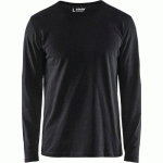 T-SHIRT MANCHES LONGUES NOIR TAILLE M - BLAKLADER