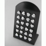 12 PAIRES BOUCLES D'OREILLES OEIL DE SAINTE LUCIE . COEUR