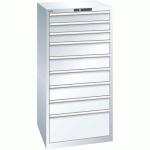 ARMOIRE BLANC PUR 717X725X1450 AVEC 9 TIR. 75KG _ 78.311.110 - LISTA