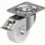 BLICKLE - ROULETTE PIVOTANTE À FREIN Ø 80MM BANDAGE POLYAMIDE PA 6.6 150KG - LEX-PO 80G-FI