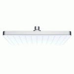 DOUCHE DE TÊTE RECTANGLE CHROMÉE BLANCHE - 250 X 170 MM - AUTOMATIC CLEANING WENKO