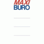 ETIQUETTES POUR CLASSEURS À LEVIER 8 CM - MAXIBURO