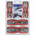 JEU 8 PINCES CIRCLIPS INT/EXT KNIPEX