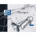 OXFORD CAHIER DE MUSIQUE & CHANT 16 PAGES PORTÉES - FORMATS 22X17CM