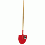 PELLE DE TERRASSIER - RONDE - MANCHE BOIS - 27 CM MOB