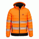 PORTWEST S548 DOUDOUNE CHAUFFANTE HV AVEC CAPUCHE ORANGE/NOIR - TAILLE XXL