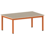 TABLE CARÉLIE 120 X 80 CM MOBILE T2 STRAT ÉRABLE PAPAYE 2011 - MOBIDECOR