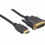 CORDON HDMI A MALE/ DVI D MALE- 10 M