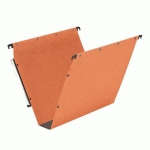 LOT DE 25 - DOSSIER SUSPENDU POUR ARMOIRES KRAFT ULTIMATE AZV ELBA FOND 50 MM ORANGE