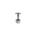 DECO FER FORGE - QUALITE FRANCAISE] - SUPPORT MAIN COURANTE TUBE CARRÉ 40X40 90°- INOX 316