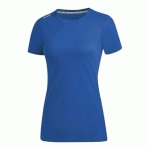 T-SHIRT RUNNING MANCHES COURTES FEMME - JAKO - RUN 20 BLEU