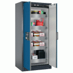 ARMOIRE SÉCURITÉ Q-CLASSIC-90 Q90.195.090 GRIS/BLEU - MANUTAN COLLECTIVITÉS