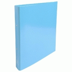 CLASSEUR 2 ANNEAUX CARTONNÉ EXACOMPTA IDERAMA A4 - DOS 4 CM BLEU CLAIR - LOT DE 10