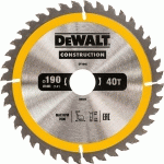 LAME DE SCIE CIRCULAIRE DEWALT DT1945-QZ Ø190X30MM 40T