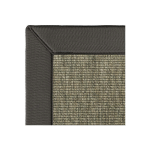 TAPIS INTÉRIEUR / EXTÉRIEUR NUSA - ÉCORCE - GANSE ANTHRACITE - 200 X 200 CM