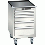 ARMOIRE BLANC GRIS 411X572X723 AVEC 5 TIR. 75KG _ 78.425.180 - LISTA