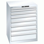 ARMOIRE BLANC PUR 717X725X850 AVEC 8 TIR. 200KG _ 14.502.110 - LISTA