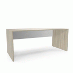 BUREAU VIVA 180 X 80 X 75 CM DESIGN DROIT HUÎTRE / CHÊNE BLANC
