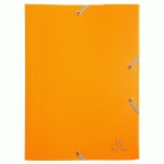 CHEMISE À ÉLASTIQUE 3 RABATS POLYPROPYLÈNE 4/10E OPAQUE ECO - A4 - JAUNE - LOT DE 30