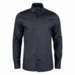 J.HARVEST & FROST BB60 TWILL CHEMISE REGULAR FIT HOMMES NOIR - TAILLE L