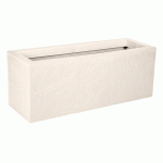JARDINIÈRE VOLCANIA'UP - BEIGE CALCAIRE - 57 LITRES - 13756 EDA PLASTIQUES