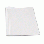LOT DE 100 - COUVERTURE DE THERMOSOUDURE DOS 1,5 MM CARTON 200 G FELLOWES BLANCHE