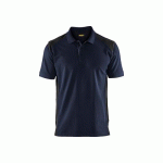POLO DE TRAVAIL EN COTON PIQUÉ 3324 - BLEU MARINE FONCÉ ET NOIR - XXL BLAKLADER
