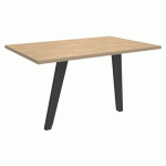 RETOUR DIRECT BUREAU STEEL GRAPHITE PIEDS CARBONE PLATEAU CHÊNE CLAIR - SIMMOB