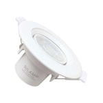 SILAMP - SPOT LED ENCASTRABLE ORIENTABLE ROND BLANC 8W - BLANC FROID 6000K - 8000K BLANC FROID 6000K - 8000K