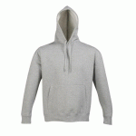 SWEAT PERSONNALISABLE À CAPUCHE SLAM CLUB GRIS CHINÉ