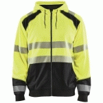 SWEAT ZIPPÉ À CAPUCHE HAUTE-VISIBILITÉ TAILLE L - BLAKLADER