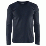 T-SHIRT MANCHES LONGUES MARINE FONCÉ TAILLE 4XL - BLAKLADER