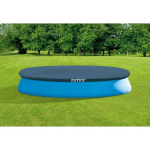 BÂCHE DE PROTECTION POUR PISCINE AUTOPORTÉE RONDE INTEX 4,57 M - BLEU