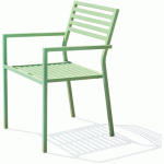 FAUTEUIL JARDIN EMPILABLE GASTON LAGUNE - CITYGARDEN