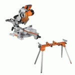PACK SCIE À ONGLET RADIALE Ø254MM - 1800W + PIÉTEMENT - PS254L+PSU1000 AEG POWERTOOLS