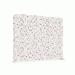 CLOISON EN TISSU 200-150 DOUBLE POINTS COULEUR TERRE