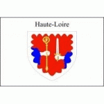 DRAPEAU HAUTE LOIRE : DIMENSIONS - 50 X 75 CM