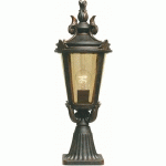 ETC-SHOP - ECLAIRAGE DE CHEMIN D'ACCÈS EXTÉRIEUR LAMPADAIRE H 56 CM BRONZE LAMPE DE JARDIN ACIER