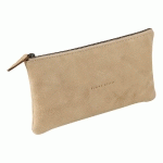 FLYING SPIRIT TROUSSE EN CUIR PLATE 22X11CM - BEIGE - LOT DE 8
