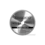 SILVERLINE - LAME DE SCIE CIRCULAIRE CARBURE D. 250 X 30 MM X Z : 80 POUR PANNEAUX BOIS - 244964